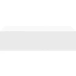 vidaXL Wandschap met lade 40x23,5x10 cm MDF wit