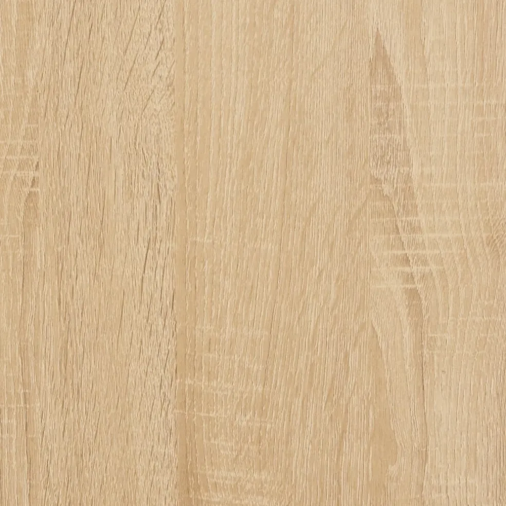 vidaXL Wandschappen met stangen 2 st 60x16x14 cm sonoma eikenkleurig