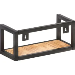 vidaXL Wandschappen 2 st 40 cm ruw mangohout