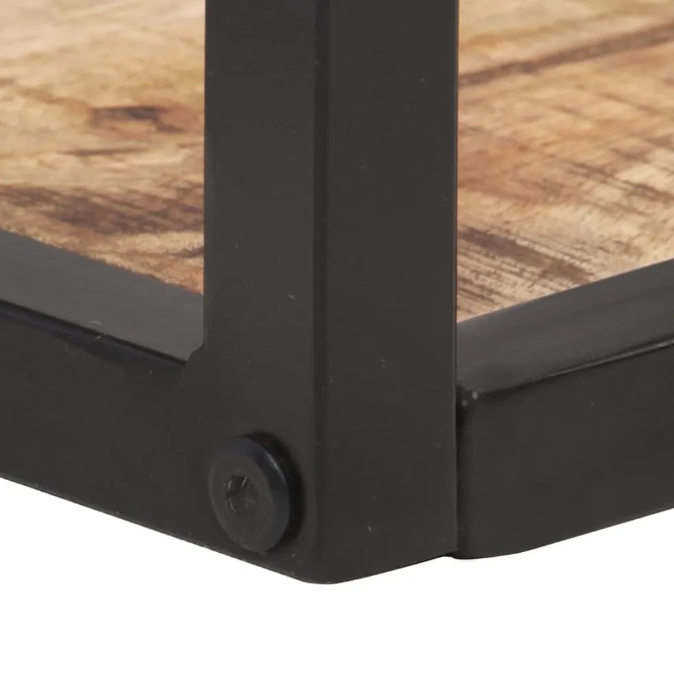 vidaXL Wandschappen 2 st 40 cm ruw mangohout