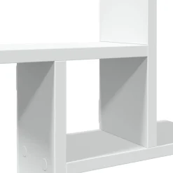 vidaXL Wandschappen 2 st 38x12x38 cm bewerkt hout wit