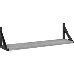 vidaXL Wandschappen 2 st 60x15x15,5 cm grijs sonoma eikenkleurig