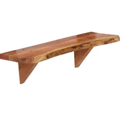 vidaXL Wandschappen 2 st 60x20x18 cm massief acaciahout