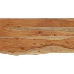 vidaXL Wandschap rechthoekig natuurlijke rand 40x20x2,5 cm acaciahout