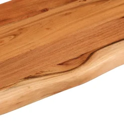 vidaXL Wandschap rechthoekig natuurlijke rand 40x20x2,5 cm acaciahout