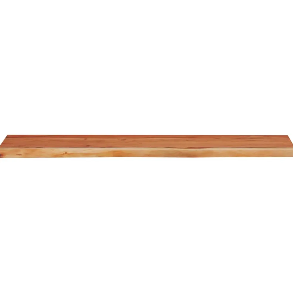 vidaXL Wandschap rechthoekig natuurlijke rand 40x20x2,5 cm acaciahout