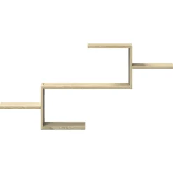 vidaXL Wandschap 104x15x49 cm bewerkt hout sonoma eikenkleurig