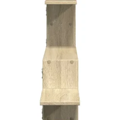 vidaXL Wandschap 104x15x49 cm bewerkt hout sonoma eikenkleurig