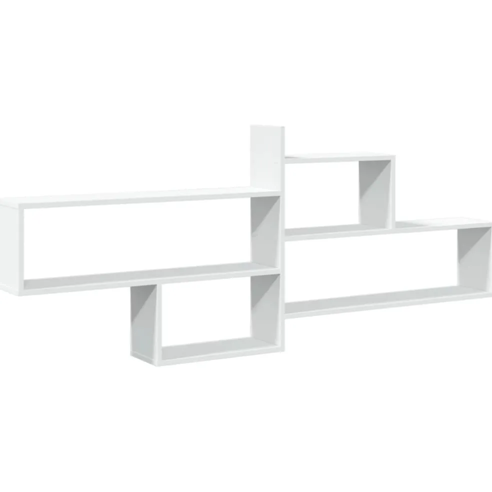 vidaXL Wandschap 167,5x18x68 cm bewerkt hout wit