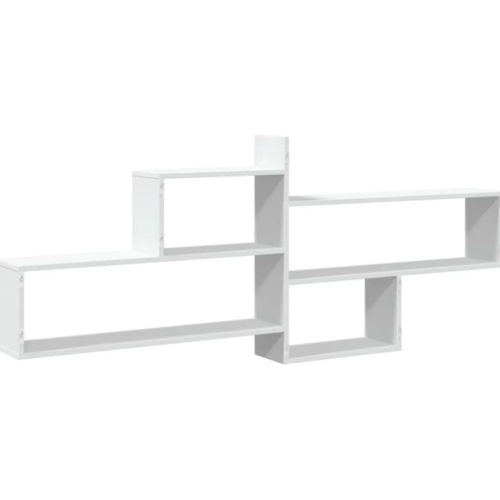 vidaXL Wandschap 167,5x18x68 cm bewerkt hout wit