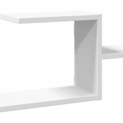 vidaXL Wandschap 104x15x49 cm bewerkt hout wit