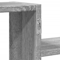 vidaXL Wandschap 104x15x49 cm bewerkt hout grijs sonoma eikenkleurig