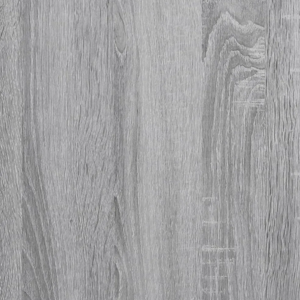 vidaXL Wandschap 104x15x49 cm bewerkt hout grijs sonoma eikenkleurig