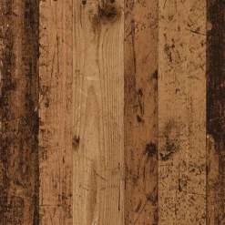 vidaXL Wandschap 167,5x18x68 cm bewerkt hout oud houtkleurig