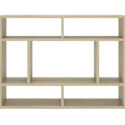 vidaXL Wandschap 75x16x55 cm bewerkt hout sonoma eikenkleurig
