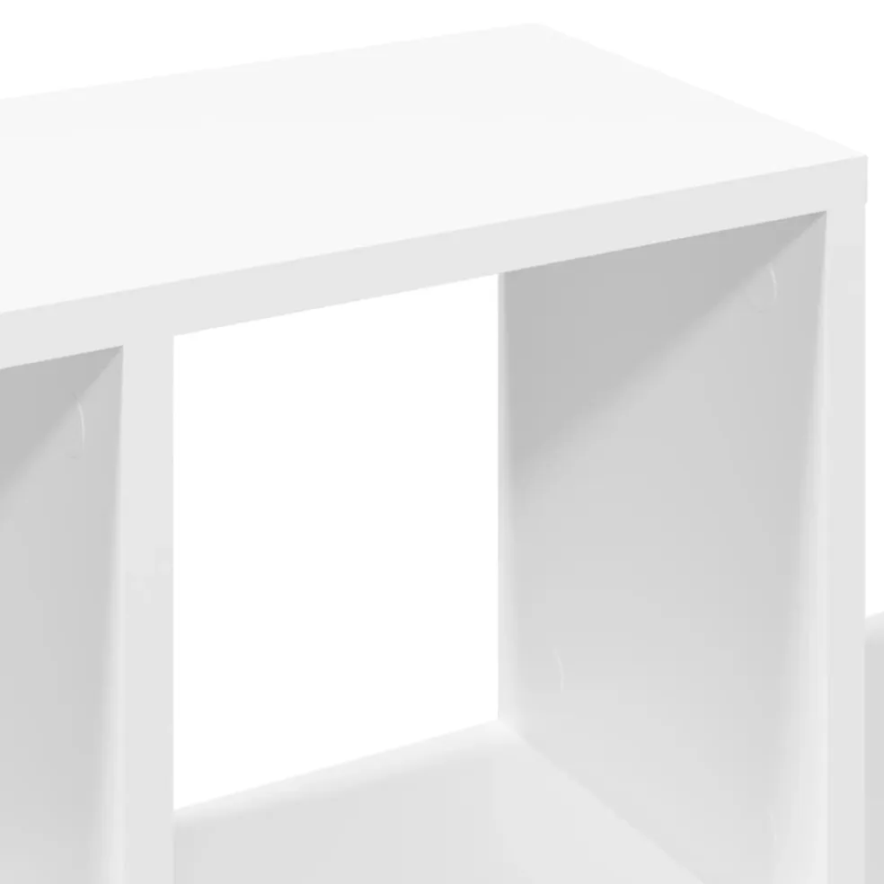 vidaXL Wandschap 100x20x53 cm bewerkt hout wit