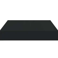 vidaXL Wandschap zwevend 23x23,5x3,8 cm MDF zwart
