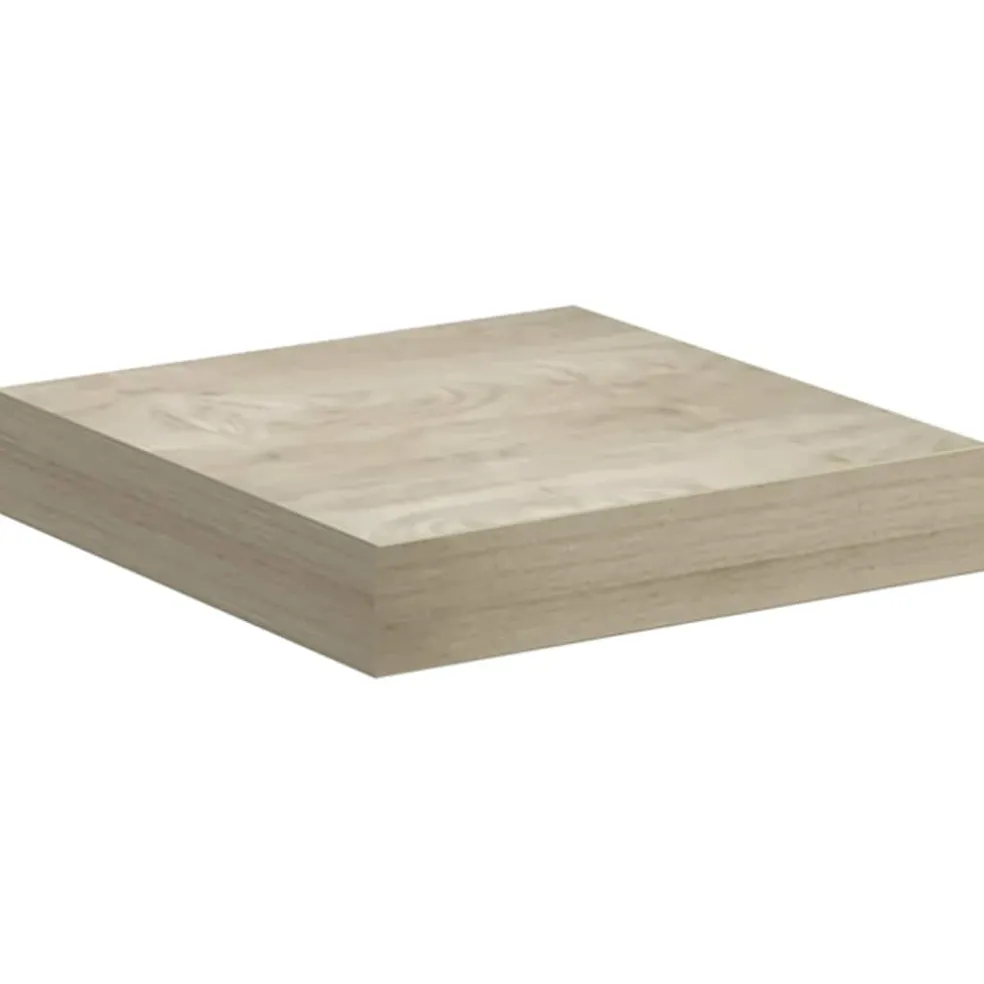 vidaXL Wandschap zwevend 23x23,5x3,8 cm MDF eikenkleur