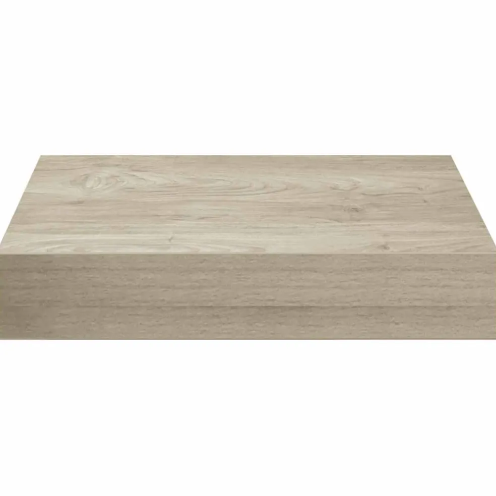 vidaXL Wandschap zwevend 23x23,5x3,8 cm MDF eikenkleur