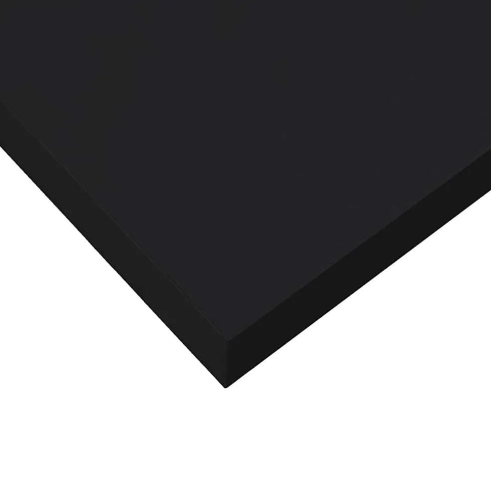 vidaXL Wandschap zwevend 23x23,5x3,8 cm MDF hoogglans zwart