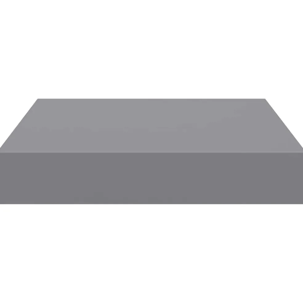 vidaXL Wandschap zwevend 23x23,5x3,8 cm MDF grijs