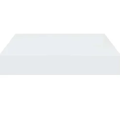 vidaXL Wandschap zwevend 23x23,5x3,8 cm MDF hoogglans wit