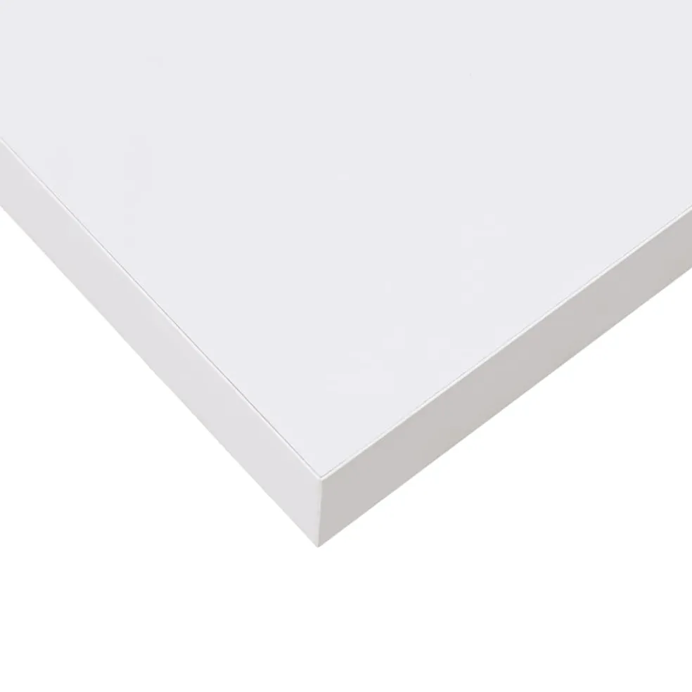 vidaXL Wandschap zwevend 23x23,5x3,8 cm MDF hoogglans wit
