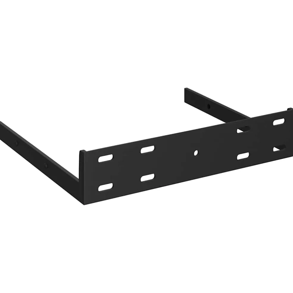 vidaXL Wandschap zwevend 23x23,5x3,8 cm MDF hoogglans wit