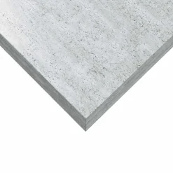 vidaXL Wandschap zwevend 23x23,5x3,8 cm MDF betongrijs