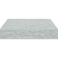 vidaXL Wandschap zwevend 23x23,5x3,8 cm MDF betongrijs