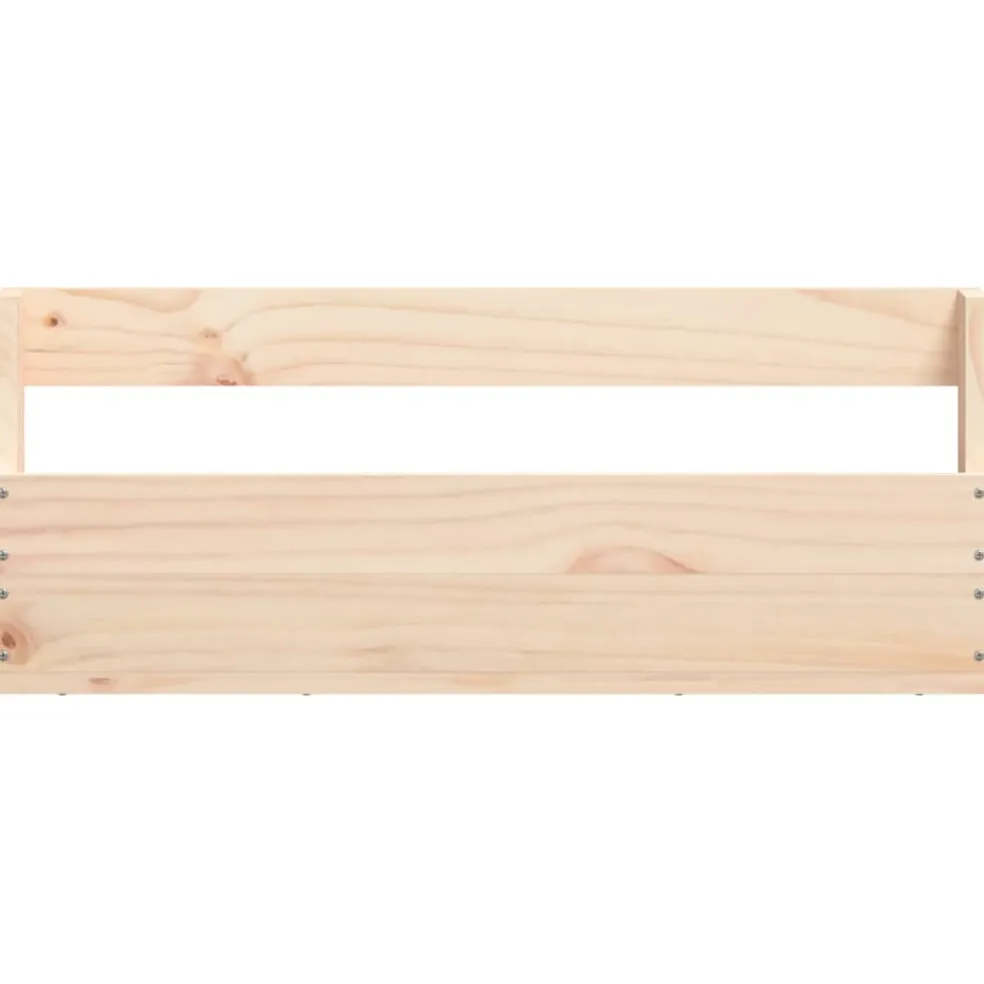 vidaXL Wandschoenenrekken 2 st 59x9x23 cm massief grenenhout