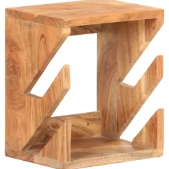 vidaXL Wandskateboardhouder 25x20x30 cm massief acaciahout