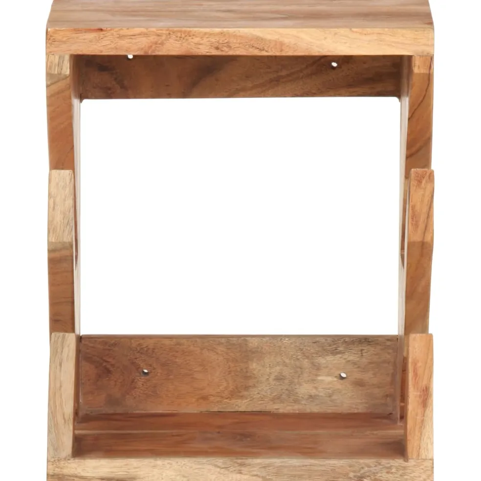 vidaXL Wandskateboardhouder 25x20x30 cm massief acaciahout