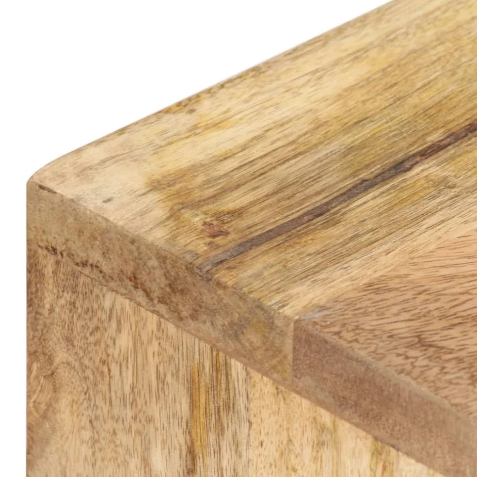 vidaXL Wandskateboardhouder 25x20x30 cm massief mangohout
