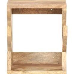 vidaXL Wandskateboardhouder 25x20x30 cm massief mangohout