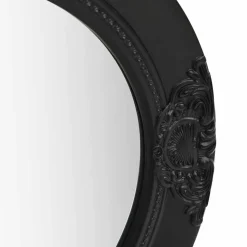 vidaXL Wandspiegel barok stijl 50 cm zwart