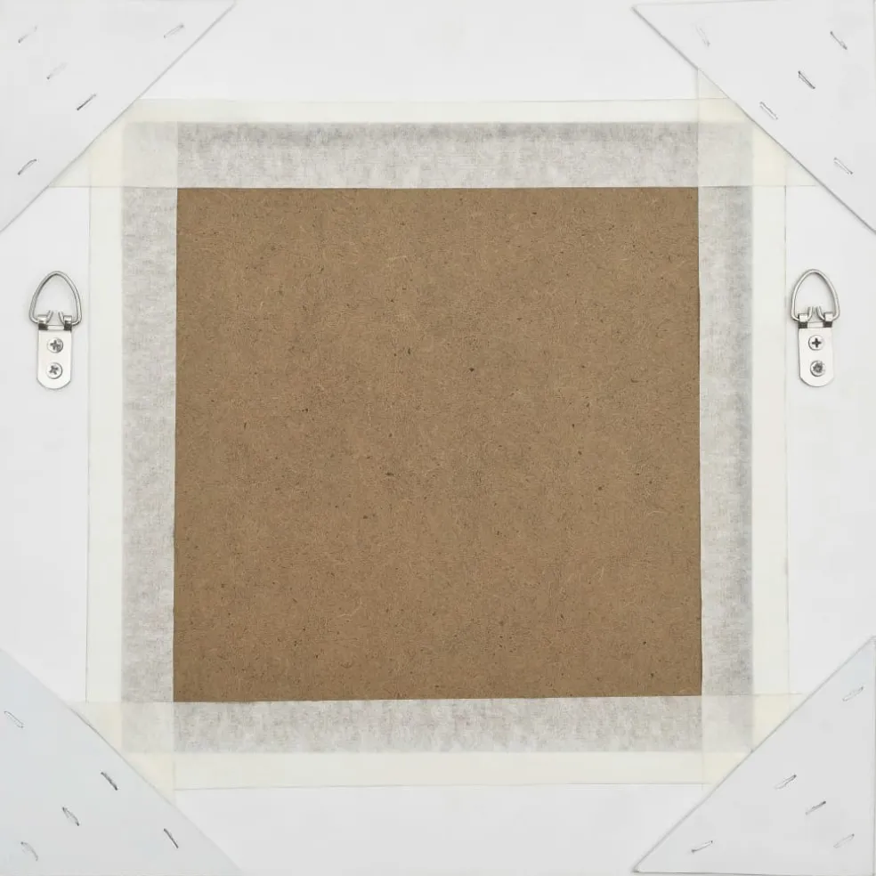 vidaXL Wandspiegel barok stijl 40x40 cm zilverkleurig