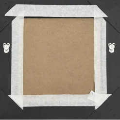 vidaXL Wandspiegel barok stijl 40x40 cm zwart