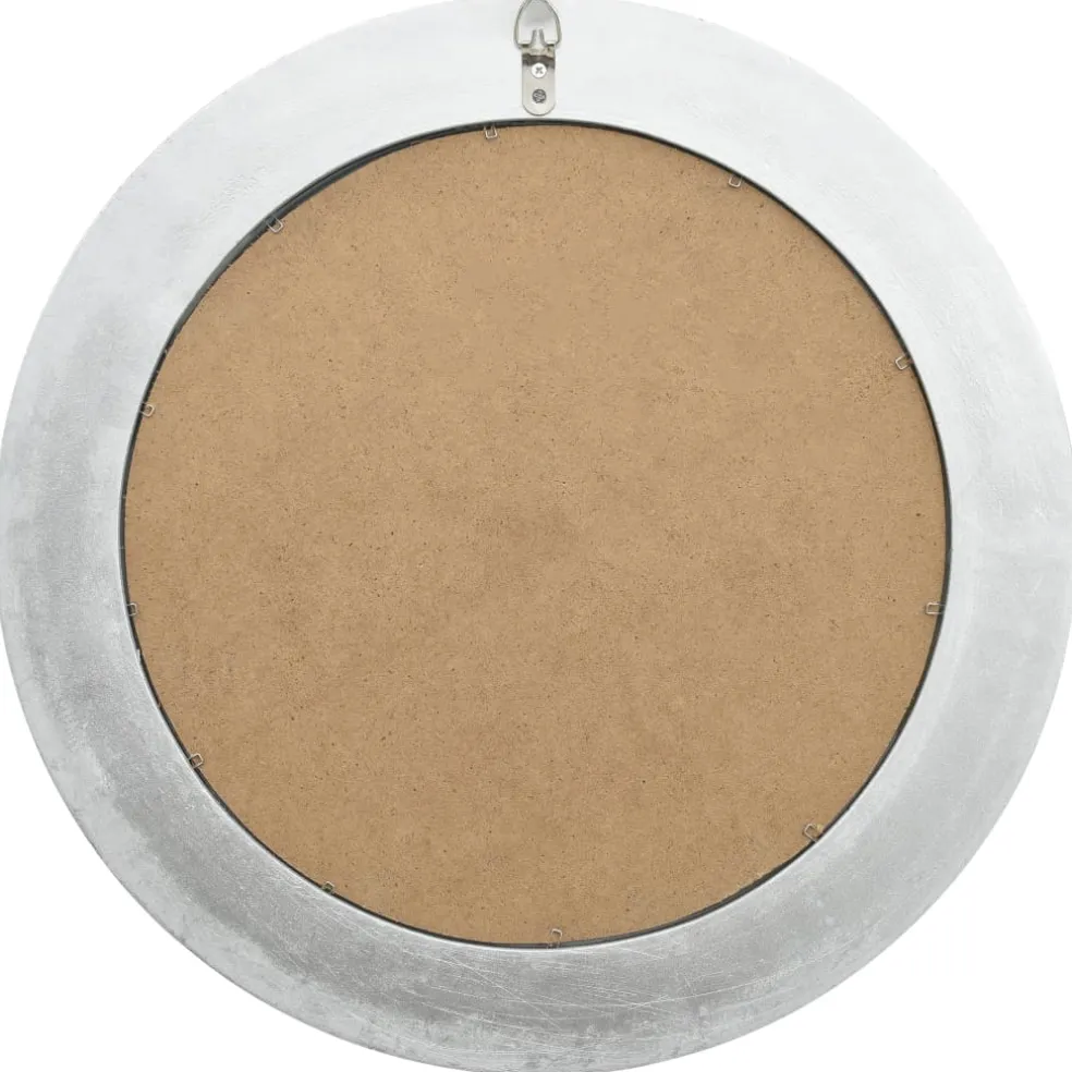 vidaXL Wandspiegel barok stijl 50 cm zilverkleurig