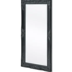 vidaXL Wandspiegel Barok 100 x 50 cm zwart