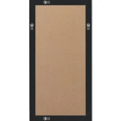 vidaXL Wandspiegel Barok 100 x 50 cm zwart