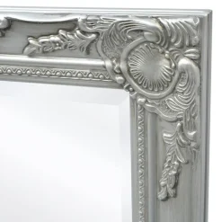 vidaXL Wandspiegel Barok 100 x 50 cm zilver