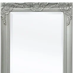 vidaXL Wandspiegel Barok 100 x 50 cm zilver