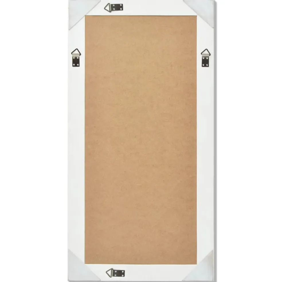 vidaXL Wandspiegel Barok 100 x 50 cm wit