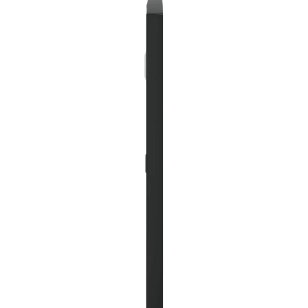 vidaXL Wandspiegel boog 60x30 cm ijzer zwart