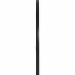 vidaXL Wandspiegel boog 60x30 cm ijzer zwart
