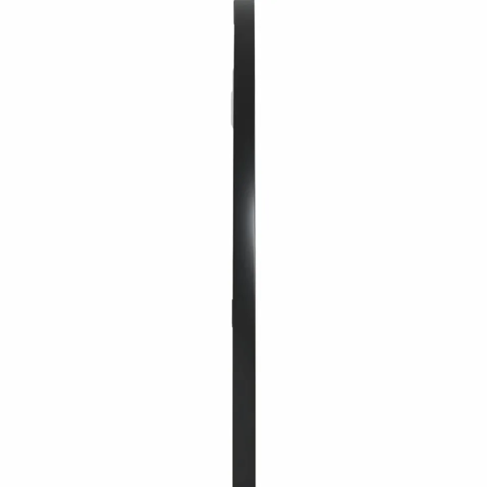 vidaXL Wandspiegel boog 60x30 cm ijzer zwart