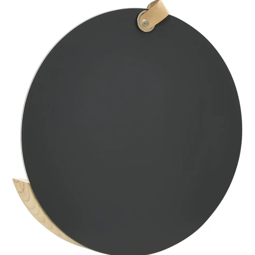 vidaXL Wandspiegel 35 cm massief grenenhout