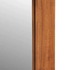 vidaXL Wandspiegel met lades 60x33x90 cm massief acaciahout