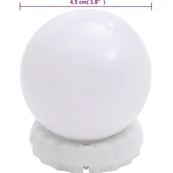 vidaXL Wandspiegel met LED-lampen vierkant glas